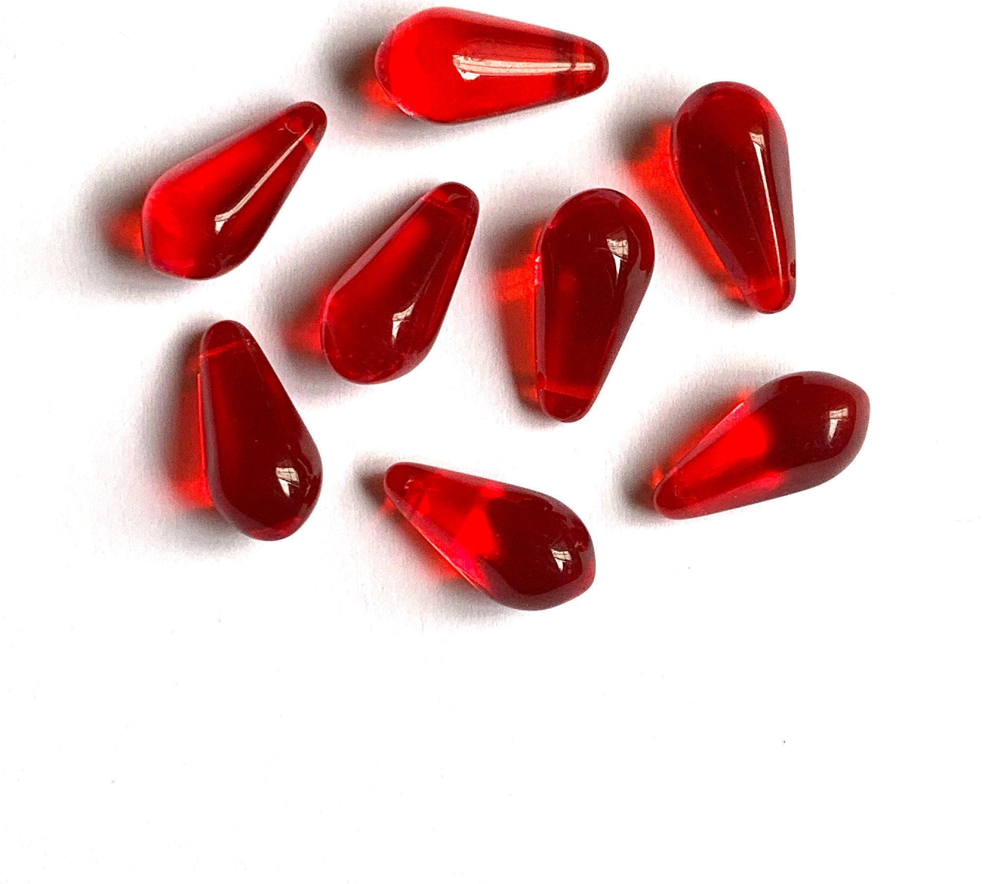 3 Packs Pucci 4mm Beads Clear Red