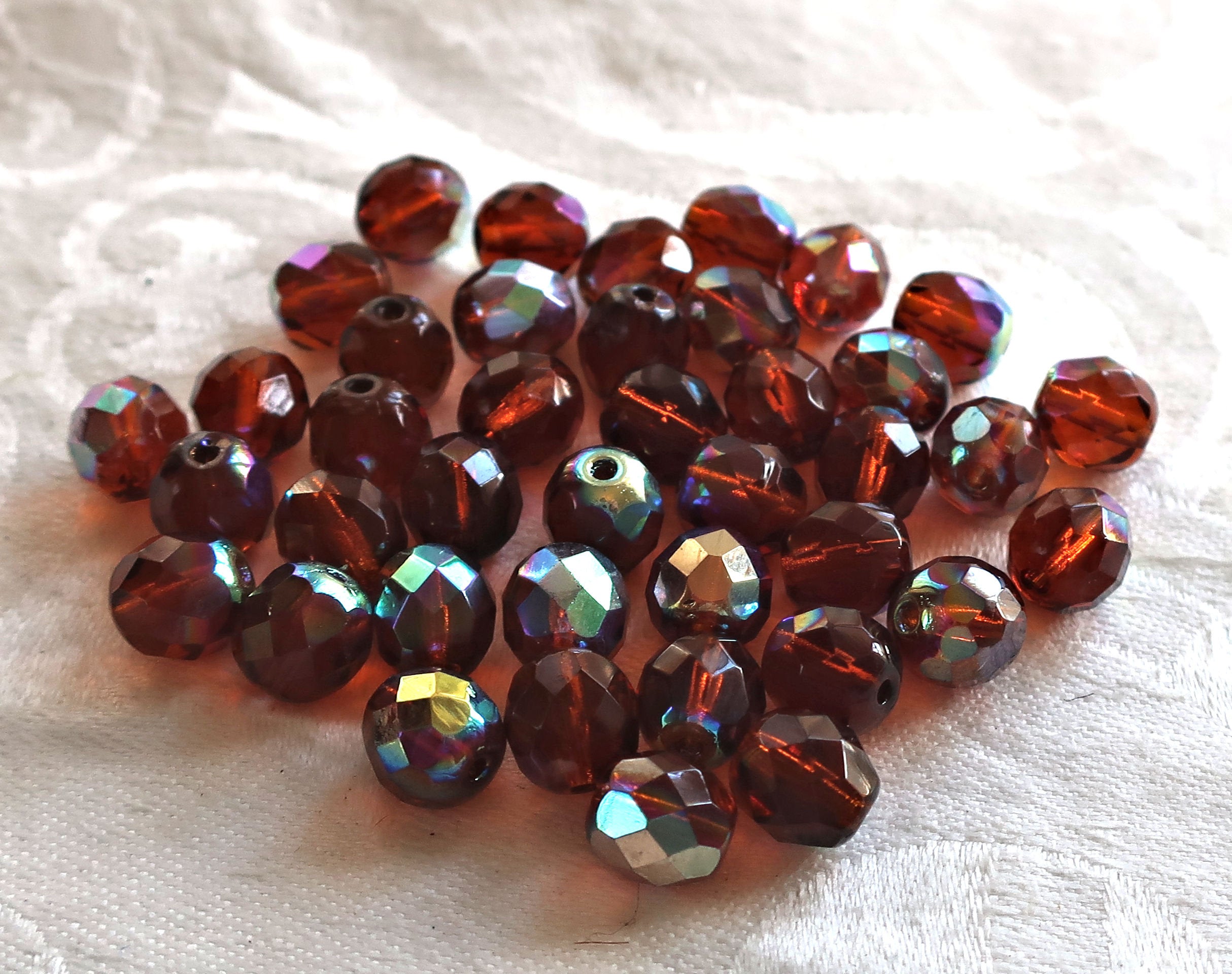 9 Pack: Crystal Czech Glass Faceted Beads, 8mm by Bead Landing™
