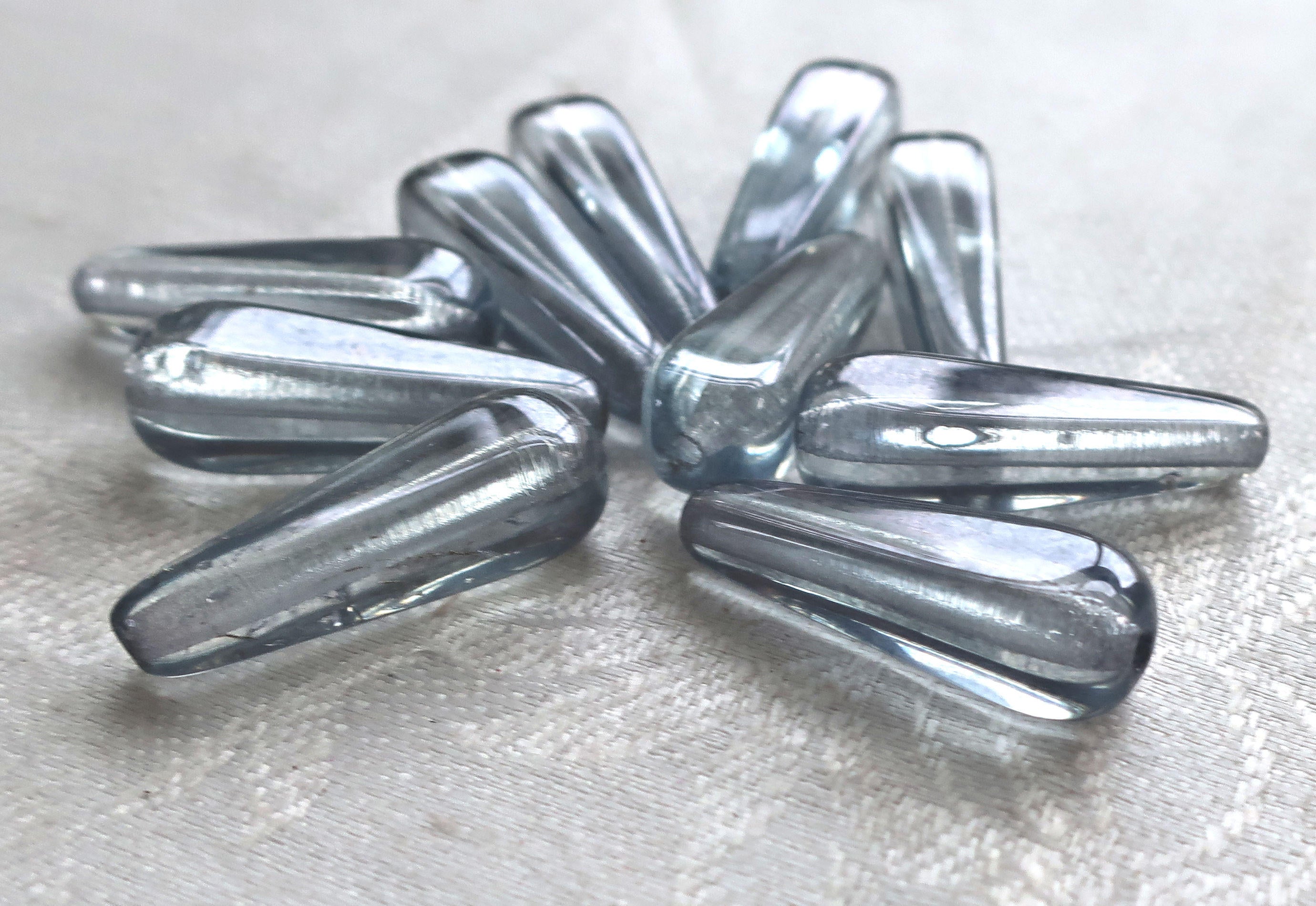 6x4 to 7x5mm Chilean Lapis Teardrop Beads – Columbia Gem House