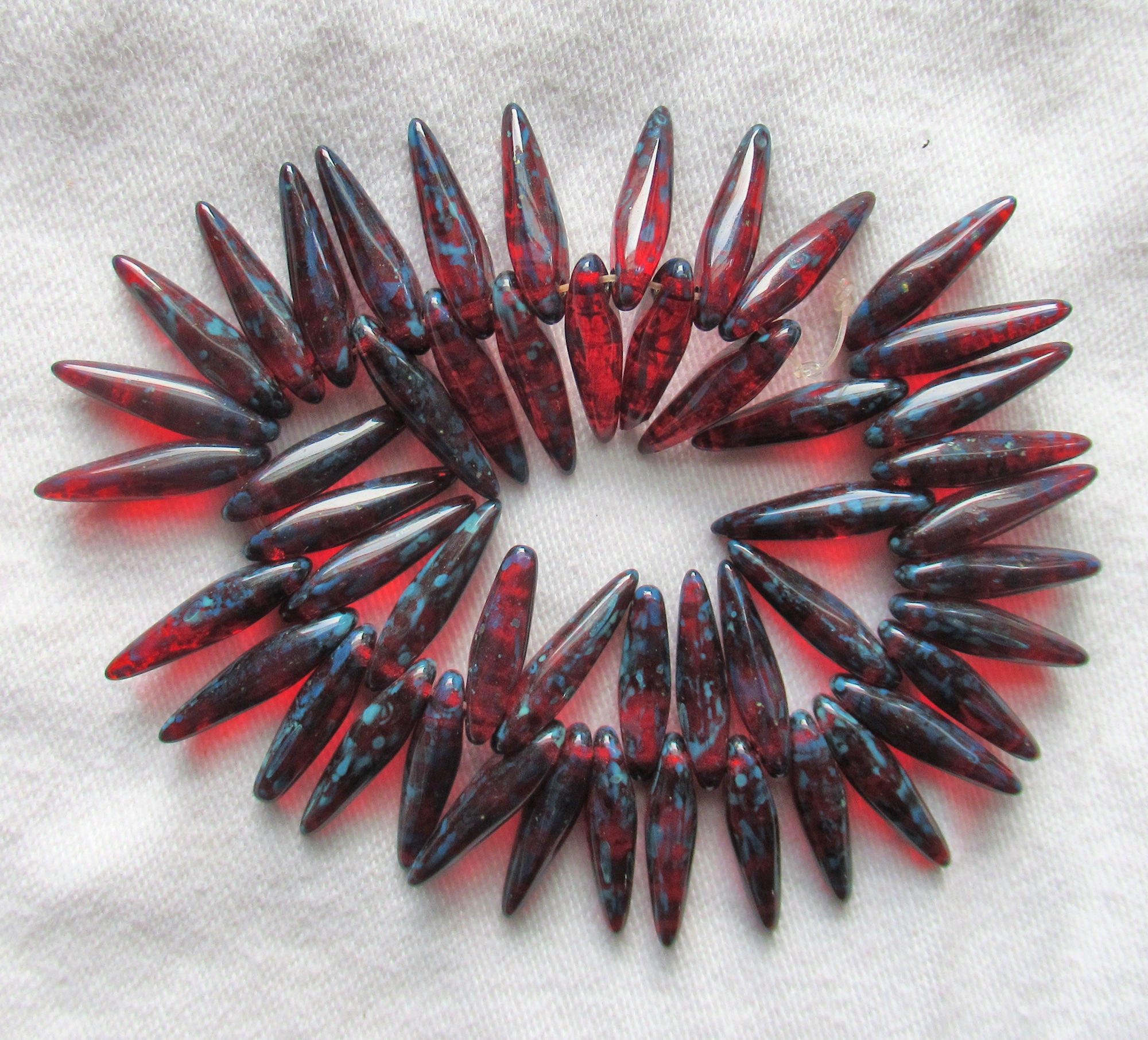 Bead, Czech fire-polished glass, ruby red, 12mm faceted round. Sold per  15-1/2 to 16 strand, approximately 35 beads. - Fire Mountain Gems and  Beads