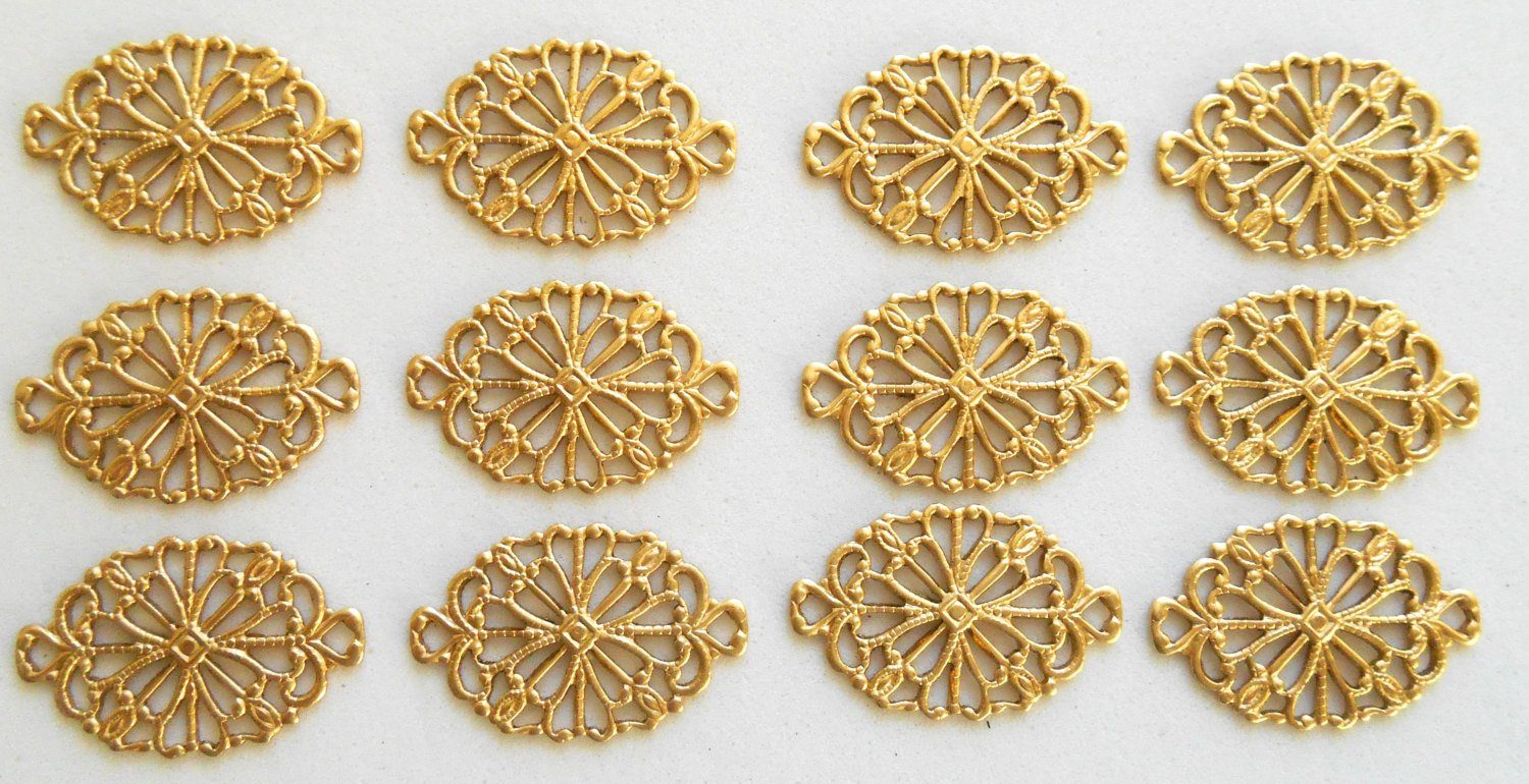 Brass Stampings – Glorious Glass Beads