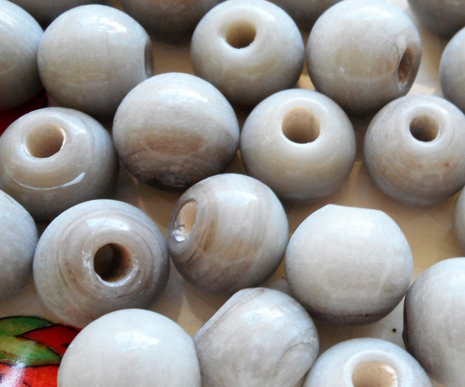 Large Marble Beads 